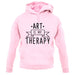 Art Is My Therapy unisex hoodie