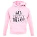 Art Is My Therapy unisex hoodie