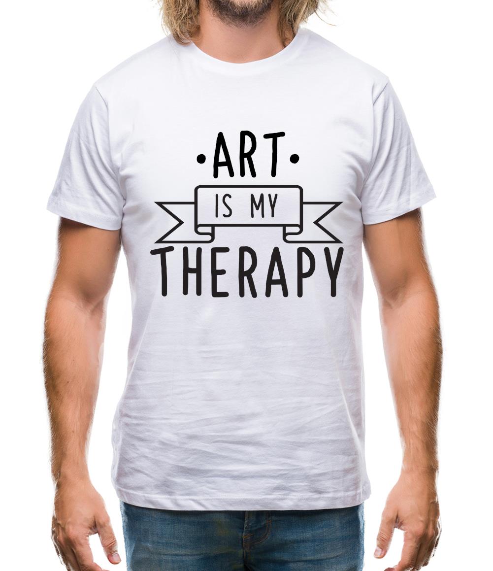 Art Is My Therapy Mens T-Shirt