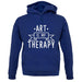 Art Is My Therapy unisex hoodie