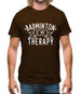 Badminton Is My Therapy Mens T-Shirt