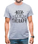 Beer Is My Therapy Mens T-Shirt