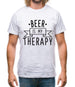 Beer Is My Therapy Mens T-Shirt