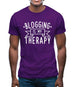 Blogging Is My Therapy Mens T-Shirt
