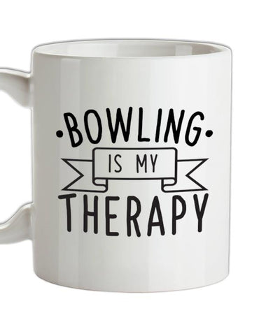 Bowling Is My Therapy Ceramic Mug