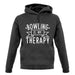 Bowling Is My Therapy unisex hoodie