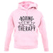 Boxing Is My Therapy unisex hoodie