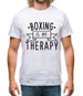 Boxing Is My Therapy Mens T-Shirt