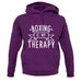 Boxing Is My Therapy unisex hoodie