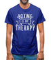 Boxing Is My Therapy Mens T-Shirt