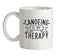 Canoeing Is My Therapy Ceramic Mug