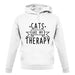 Cats Is My Therapy unisex hoodie