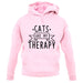 Cats Is My Therapy unisex hoodie