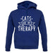 Cats Is My Therapy unisex hoodie