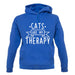 Cats Is My Therapy unisex hoodie