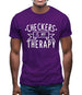 Checkers Is My Therapy Mens T-Shirt