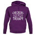 Checkers Is My Therapy unisex hoodie
