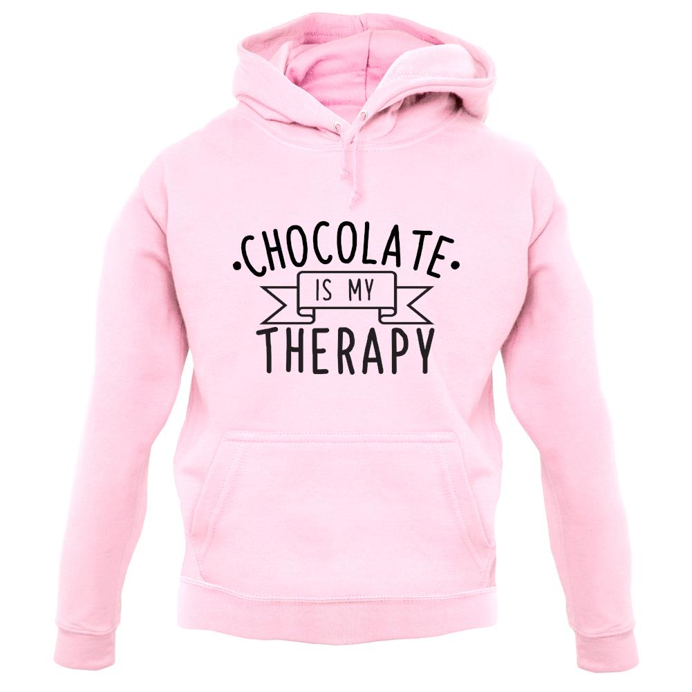 Chocolate Is My Therapy unisex hoodie