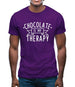 Chocolate Is My Therapy Mens T-Shirt