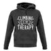 Climbing Is My Therapy unisex hoodie