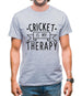 Cricket Is My Therapy Mens T-Shirt