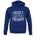 Cricket Is My Therapy unisex hoodie