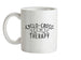 Cyclo-Cross Is My Therapy Ceramic Mug