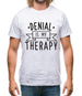 Denial Is My Therapy Mens T-Shirt