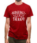 Dodgeball Is My Therapy Mens T-Shirt