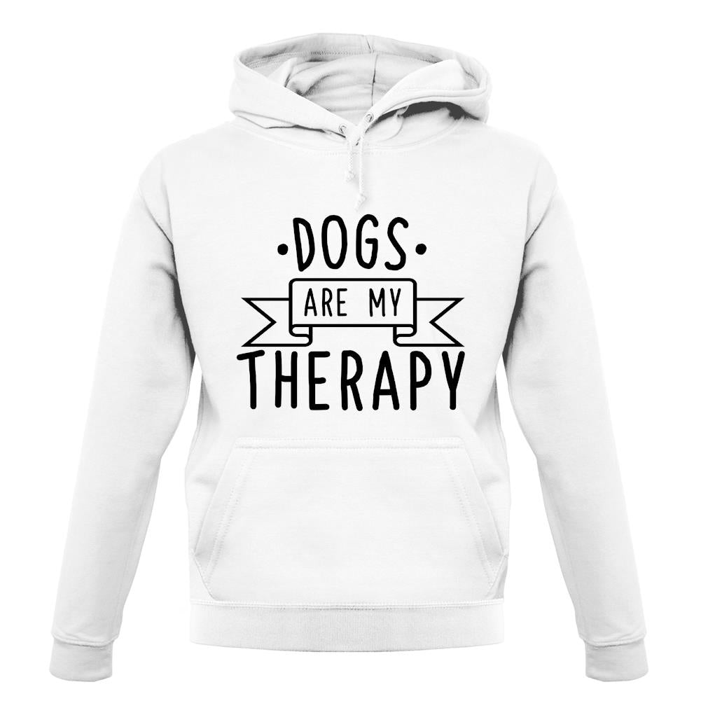 Dogs Is My Therapy unisex hoodie