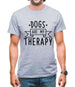 Dogs Is My Therapy Mens T-Shirt