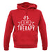 F1 Is My Therapy unisex hoodie