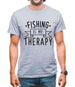 Fishing Is My Therapy Mens T-Shirt