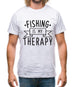 Fishing Is My Therapy Mens T-Shirt