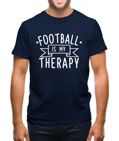 Football Is My Therapy Mens T-Shirt