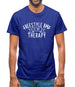 Freestylebmx Is My Therapy Mens T-Shirt