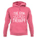 Gym Is My Therapy unisex hoodie