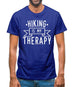 Hiking Is My Therapy Mens T-Shirt