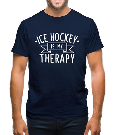 Icehockey Is My Therapy Mens T-Shirt