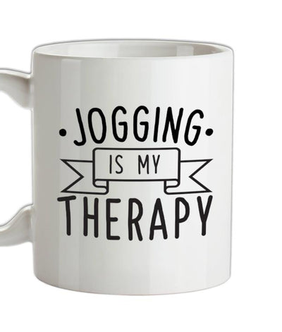 Jogging Is My Therapy Ceramic Mug