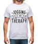 Jogging Is My Therapy Mens T-Shirt