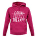 Jogging Is My Therapy unisex hoodie