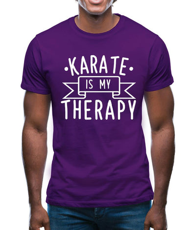 Karate Is My Therapy Mens T-Shirt