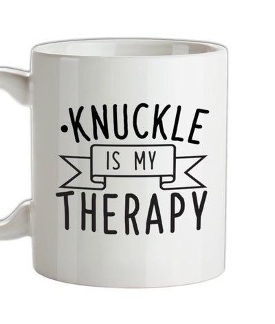 Knucklebumping Is My Therapy Ceramic Mug