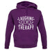 Laughing Is My Therapy unisex hoodie