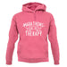 Marathons Is My Therapy unisex hoodie