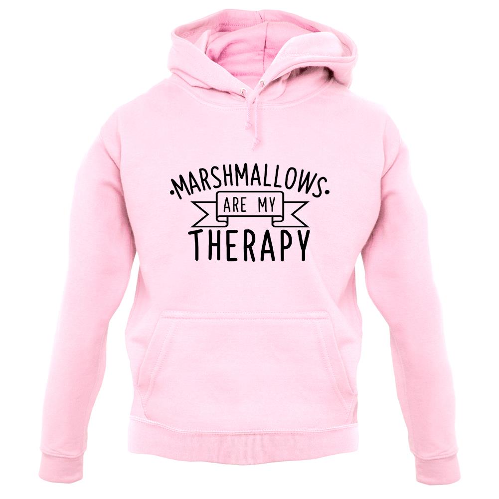 Marshmallows Is My Therapy unisex hoodie