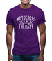 Motocross Is My Therapy Mens T-Shirt