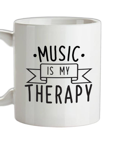 Music Is My Therapy Ceramic Mug