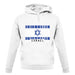 Israel Barcode Style Flag unisex hoodie